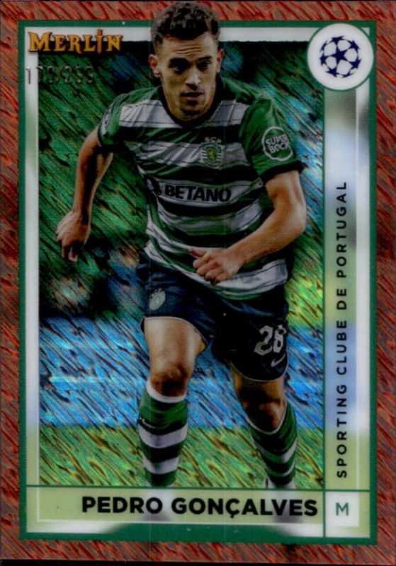 2022 Topps Merlin Chrome UEFA Club Competitions #127 Rose Gold Shimmer Refractor /299