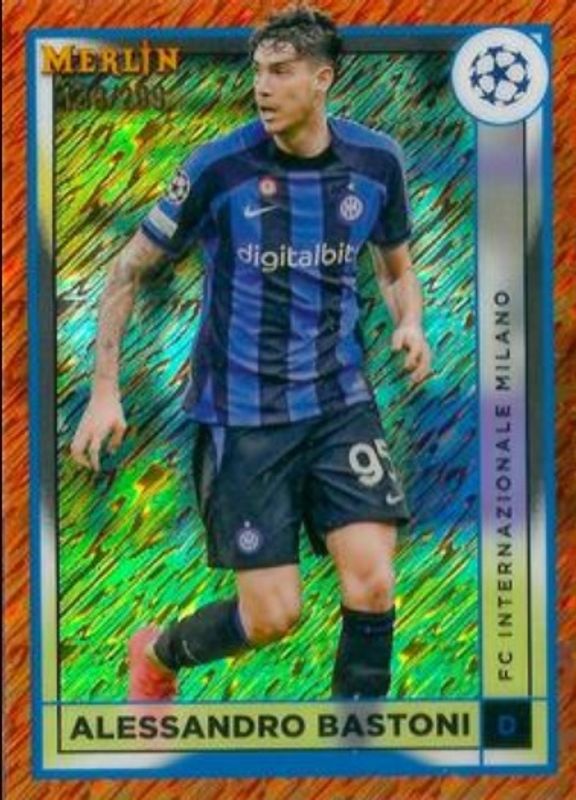 2022 Topps Merlin Chrome UEFA Club Competitions #66 Rose Gold Shimmer Refractor /299