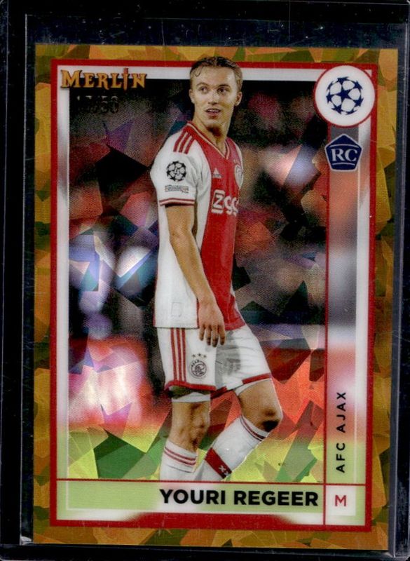 2022 Topps Merlin Chrome UEFA Club Competitions #10 Gold Atomic Refractor /50