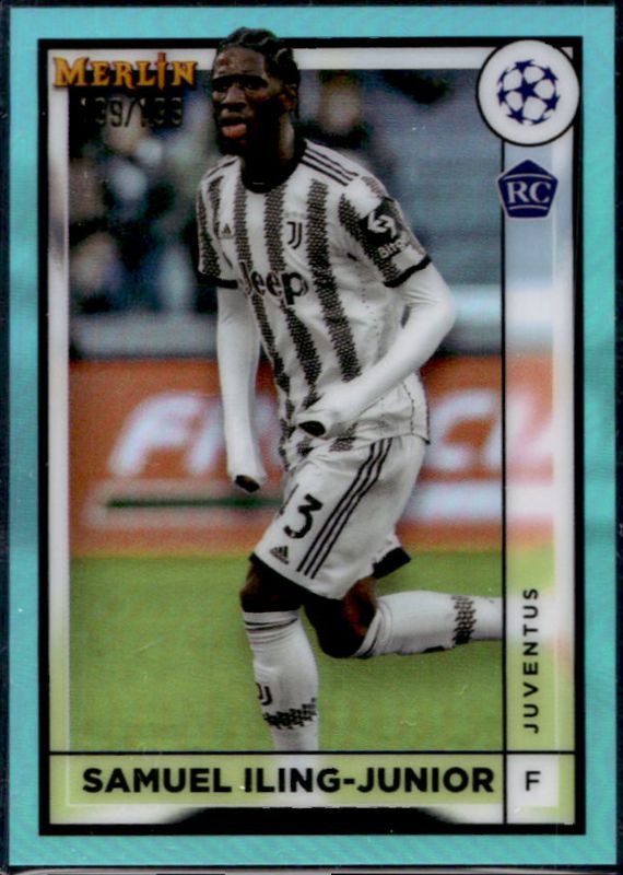 2022 Topps Merlin Chrome UEFA Club Competitions #83 Aqua Refractor /199