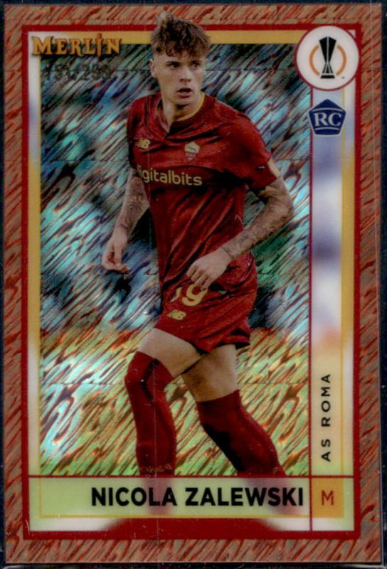 2022 Topps Merlin Chrome UEFA Club Competitions #22 Rose Gold Shimmer Refractor /299