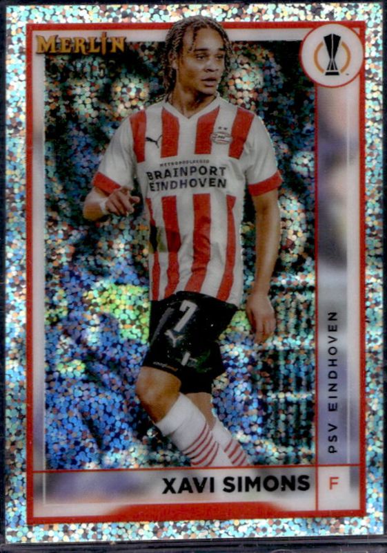 2022 Topps Merlin Chrome UEFA Club Competitions #107 Speckle Refractor /150