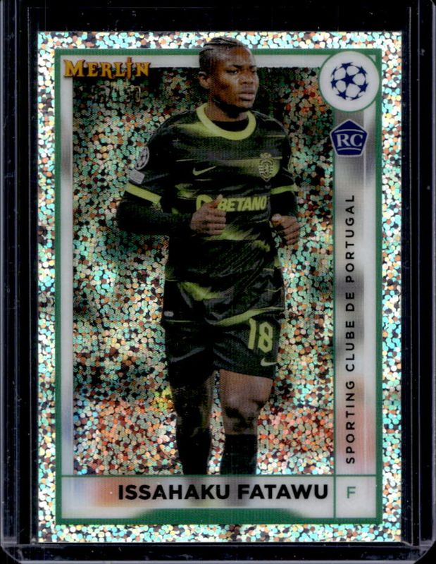 2022 Topps Merlin Chrome UEFA Club Competitions #128 Speckle Refractor /150