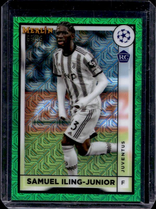 2022 Topps Merlin Chrome UEFA Club Competitions #83 Green Mojo Refractor /99