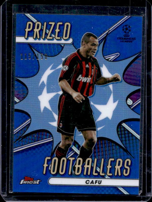 2022 Topps Finest UEFA Club Competitions #PF-2 Prized Footballers - Blue Refractor /150