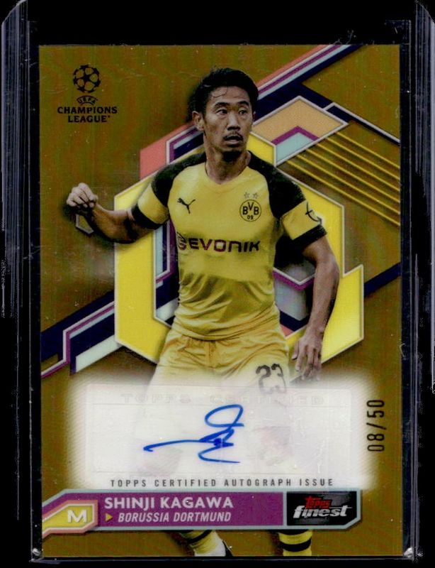 2022 Topps Finest UEFA Club Competitions #A-SK Autographs - Gold Refractor /50