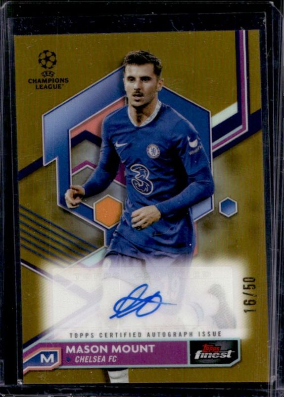 2022 Topps Finest UEFA Club Competitions #A-MM Autographs - Gold Refractor /50