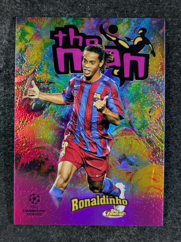 2022 Topps Finest UEFA Club Competitions #FTM-2 The Man - Rose Gold Refractor /75
