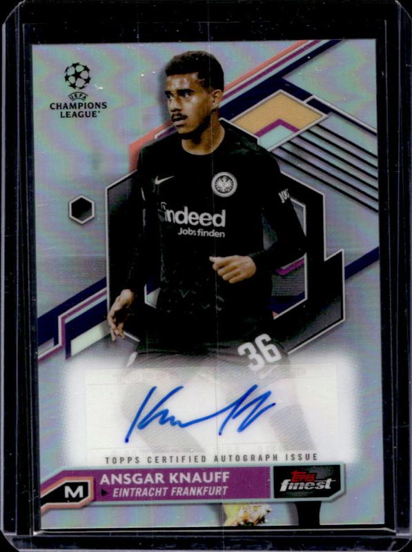 2022 Topps Finest UEFA Club Competitions #A-AK Autographs