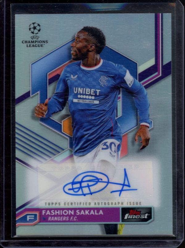 2022 Topps Finest UEFA Club Competitions #A-SJ Autographs