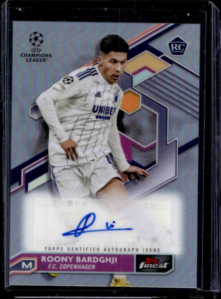 Roony Bardghji 2022 Topps Finest UEFA Club Competitions #A-RB