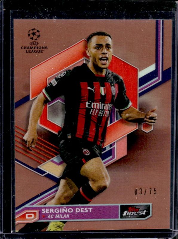 2022 Topps Finest UEFA Club Competitions #2 Sky Blue Refractor /275