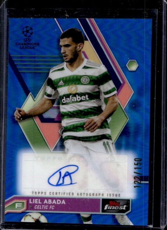 2022 Topps Finest UEFA Club Competitions #A-LA Autographs - Blue Refractor /150