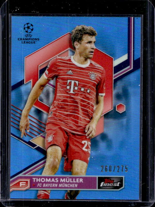 2022 Topps Finest UEFA Club Competitions #6 Sky Blue Refractor /275