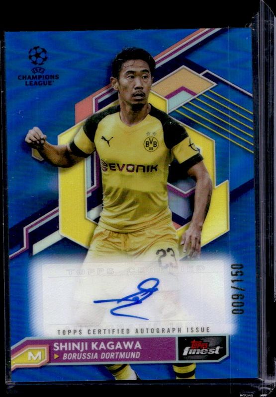 2022 Topps Finest UEFA Club Competitions #A-SK Autographs - Blue Refractor /150