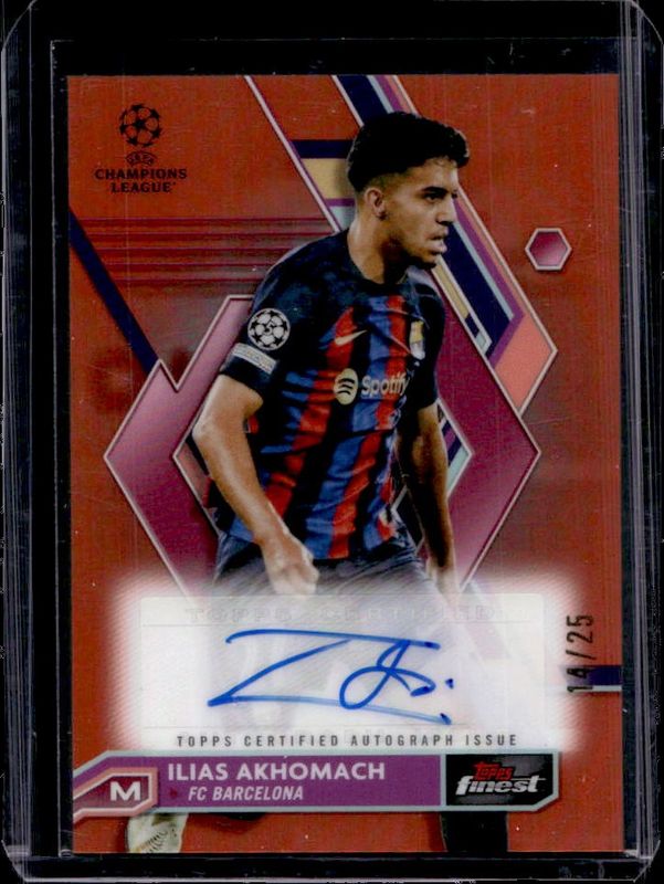 2022 Topps Finest UEFA Club Competitions #A-IA Autographs - Orange Refractor /25
