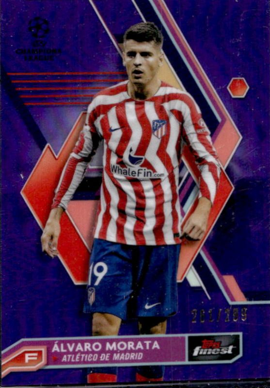 2022 Topps Finest UEFA Club Competitions #130 Purple Refractor /299