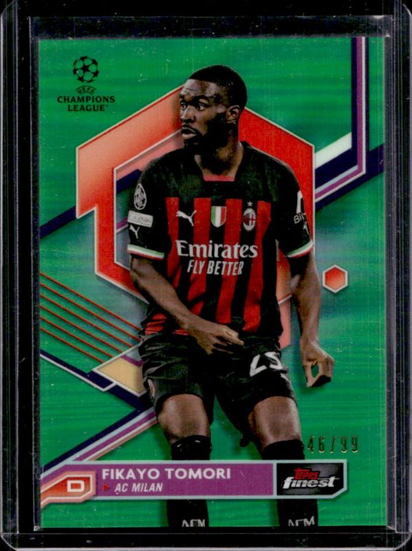 2022 Topps Finest UEFA Club Competitions #150 Green Refractor /99