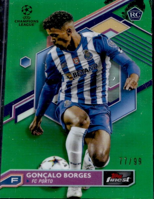 2022 Topps Finest UEFA Club Competitions #20 Green Refractor /99