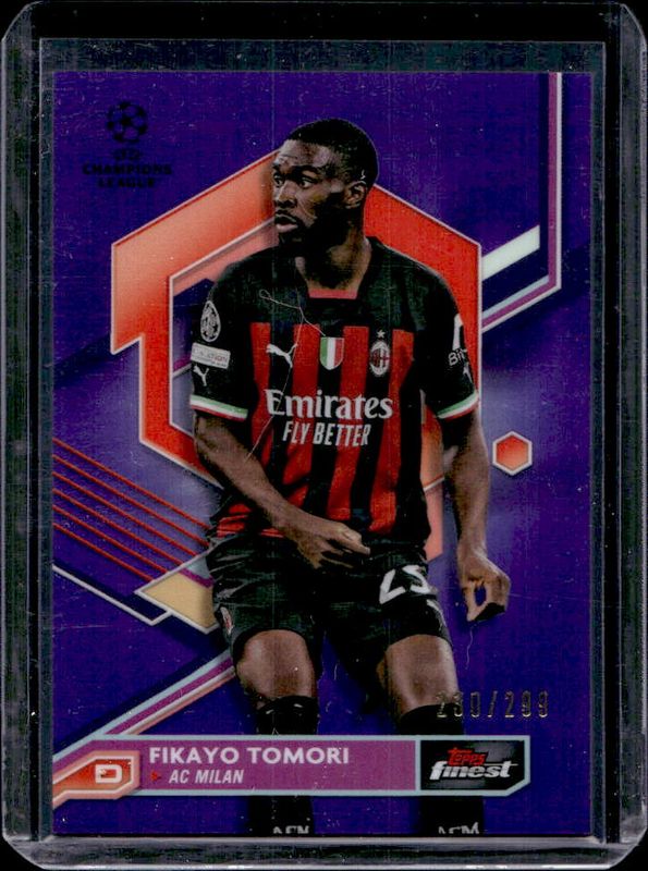 2022 Topps Finest UEFA Club Competitions #150 Purple Refractor /299