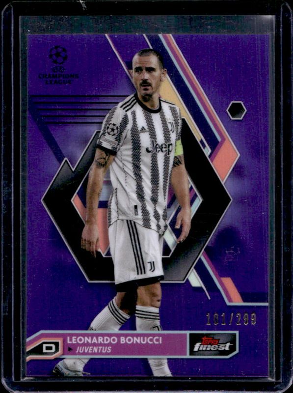 2022 Topps Finest UEFA Club Competitions #55 Purple Refractor /299