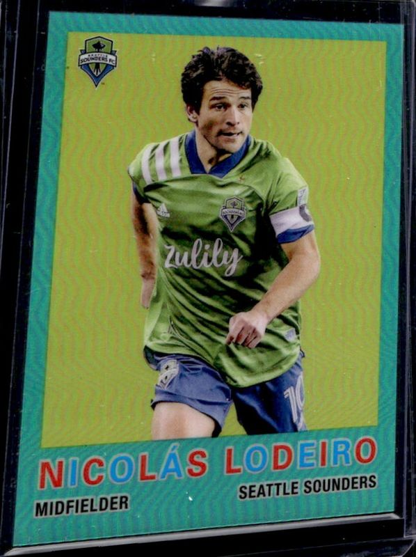 2022 Topps Chrome MLS #59T-7 1959 Topps Football - Aqua /99