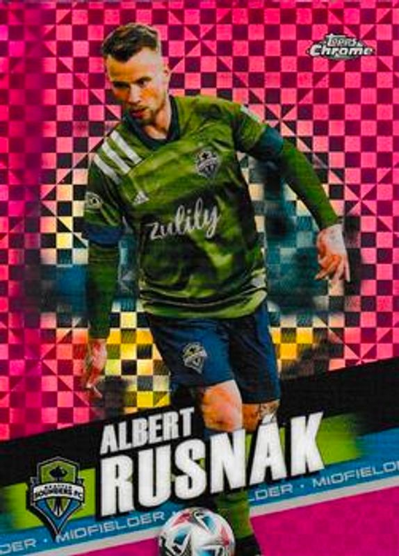 2022 Topps Chrome MLS #48 Pink X Fractor