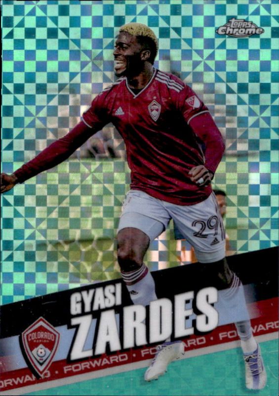 2022 Topps Chrome MLS #79 Aqua X Fractor /299