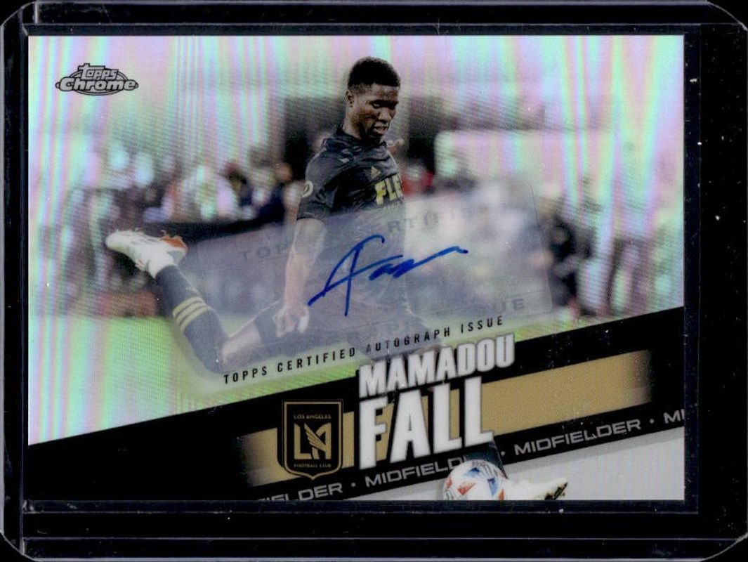 2022 Topps Chrome MLS #163 Set Autographs - Refractor