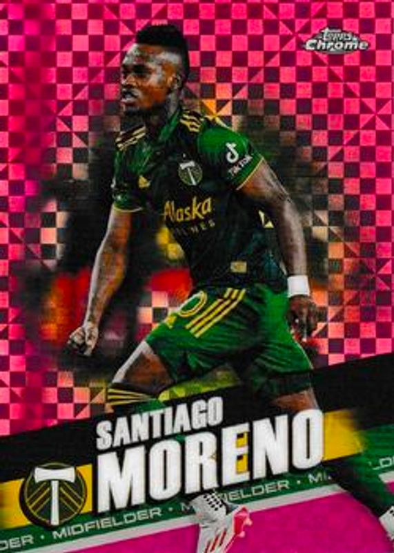 2022 Topps Chrome MLS #103 Pink X Fractor