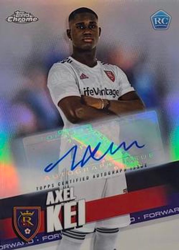 2022 Topps Chrome MLS #72 Set Autographs - Refractor