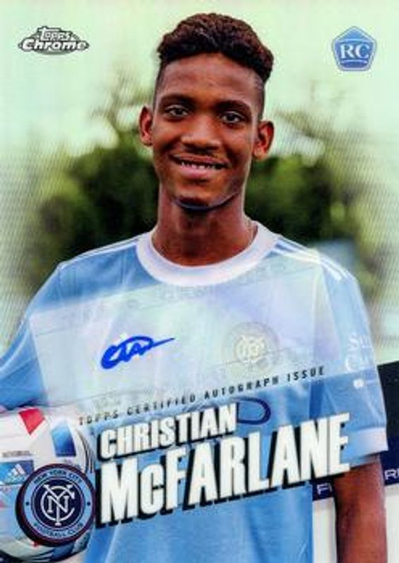 2022 Topps Chrome MLS #189 Set Autographs - Refractor