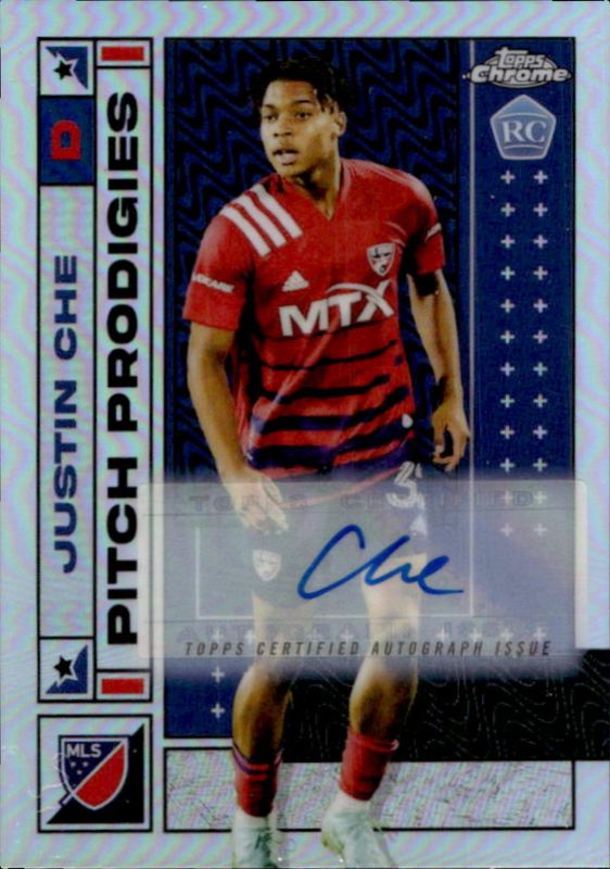 2022 Topps Chrome MLS #166 Set Autographs - Refractor