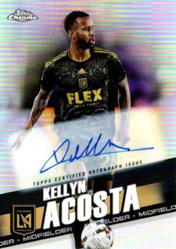 2022 Topps Chrome MLS #108 Set Autographs - Refractor