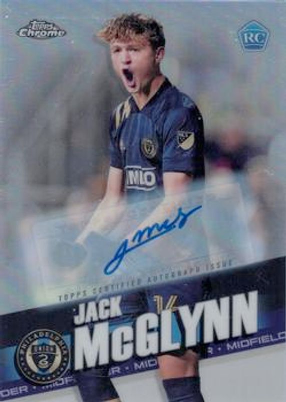 2022 Topps Chrome MLS #35 Set Autographs - Refractor