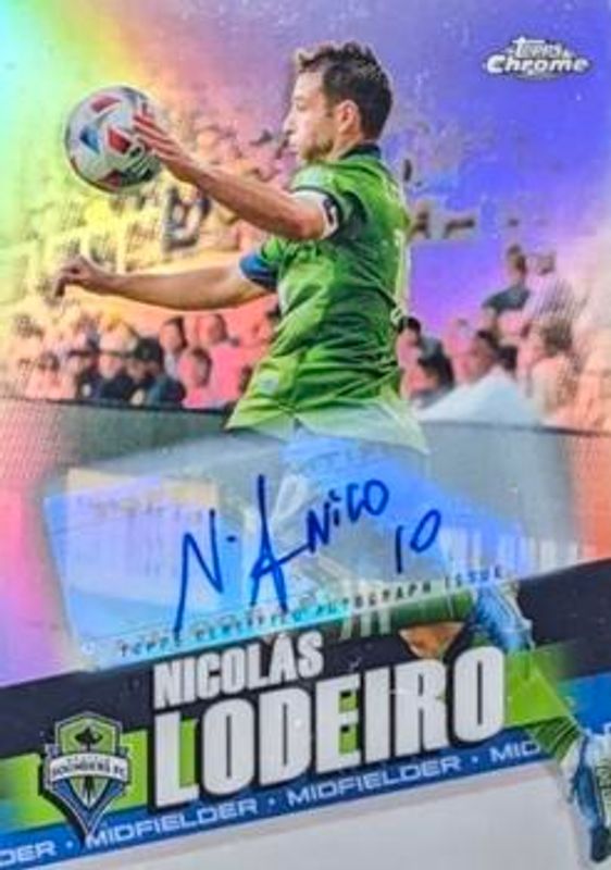 2022 Topps Chrome MLS #10 Set Autographs - Refractor