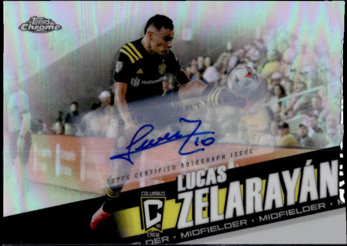 2022 Topps Chrome MLS #150 Set Autographs - Refractor