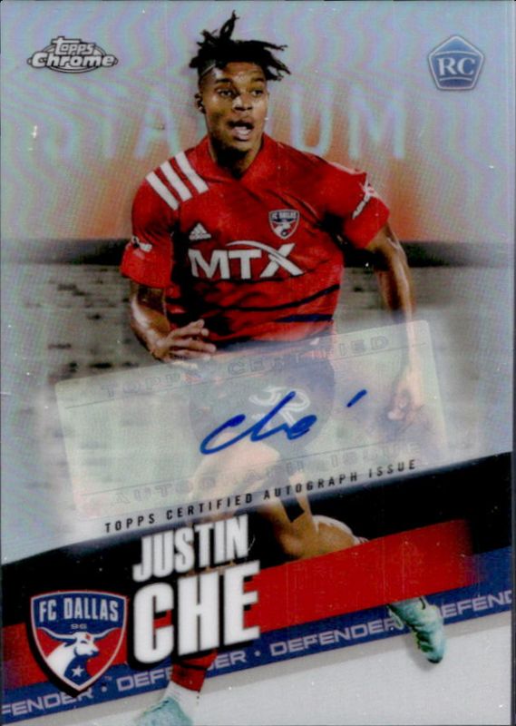 2022 Topps Chrome MLS #157 Set Autographs - Refractor