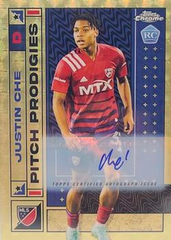 2022 Topps Chrome MLS #166 Set Autographs - SuperFractor /1