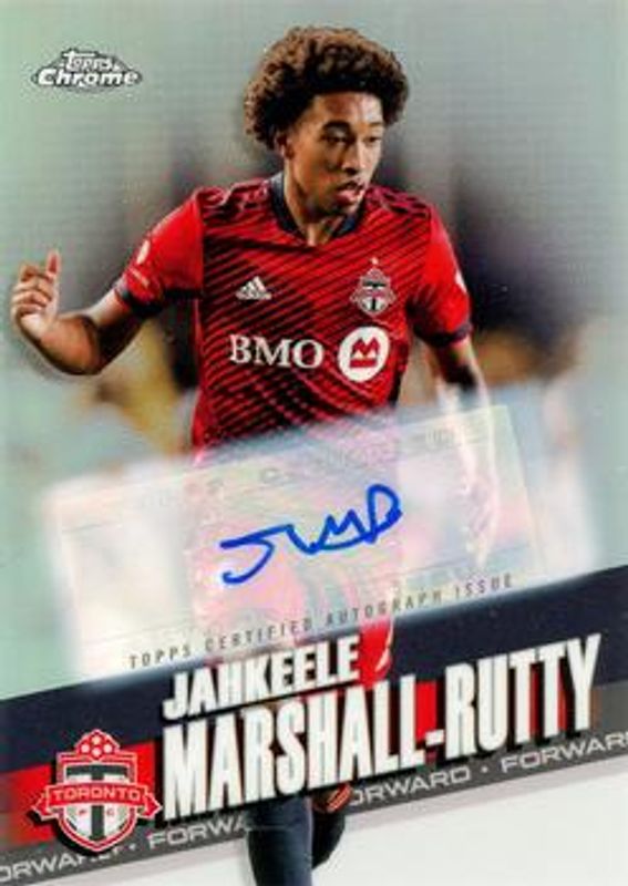 2022 Topps Chrome MLS #20 Set Autographs - Refractor