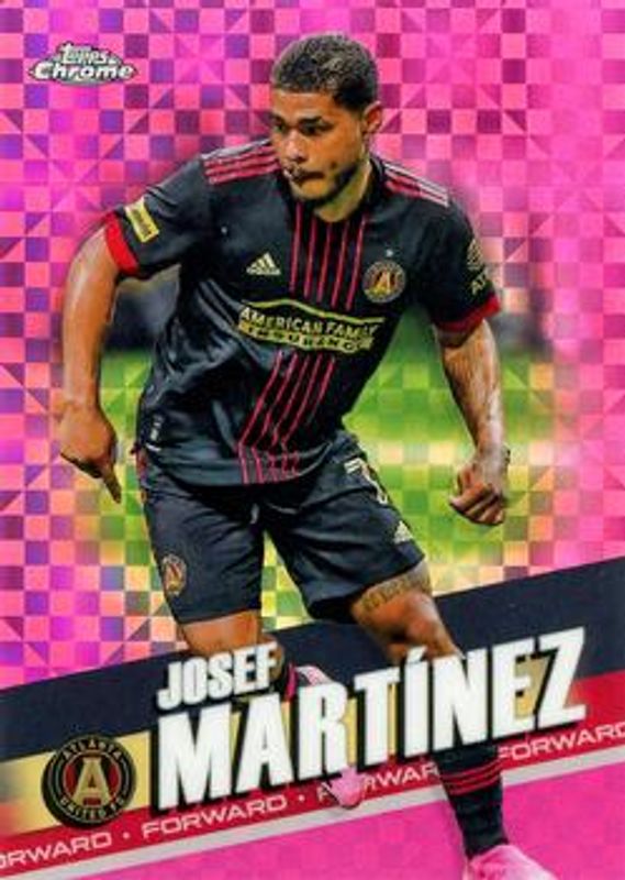 2022 Topps Chrome MLS #83 Pink X Fractor