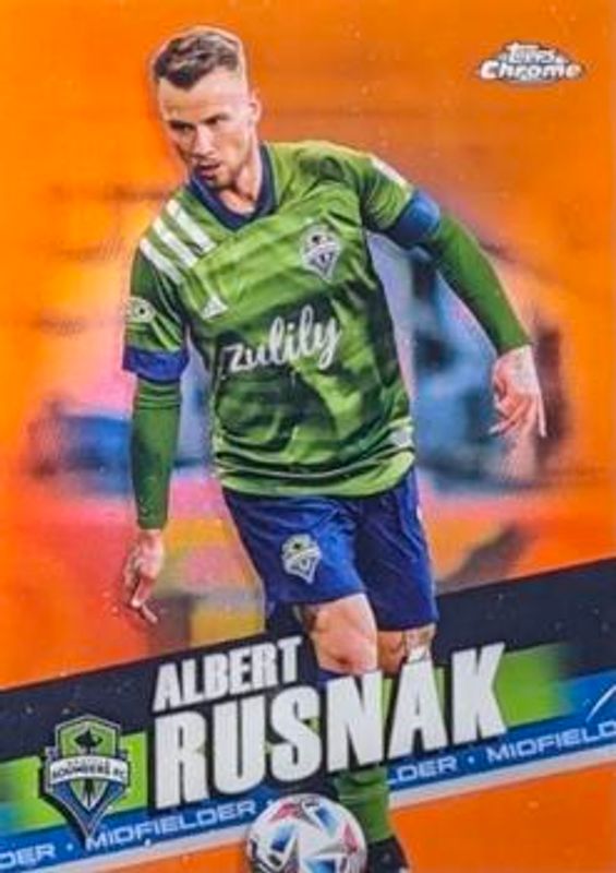 2022 Topps Chrome MLS #48 Orange /25