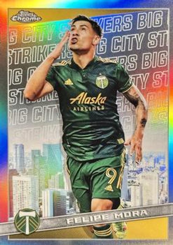 2022 Topps Chrome MLS #BCS-14 Big City Strikers