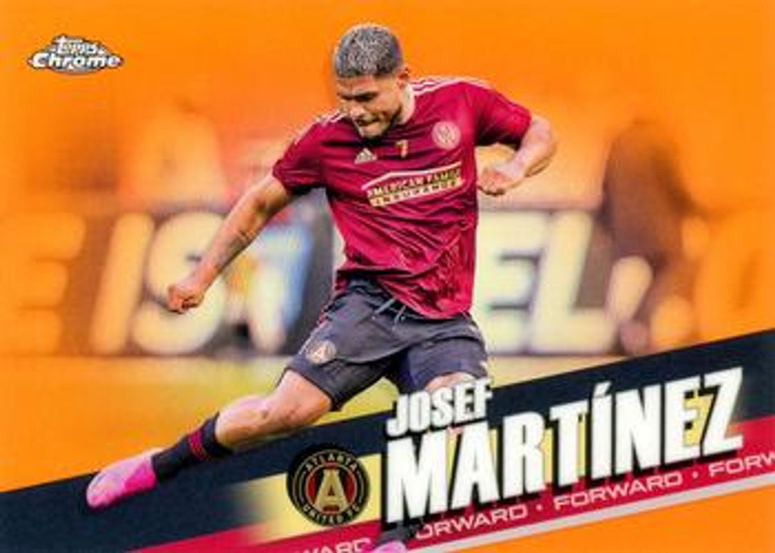2022 Topps Chrome MLS #83b Orange /25