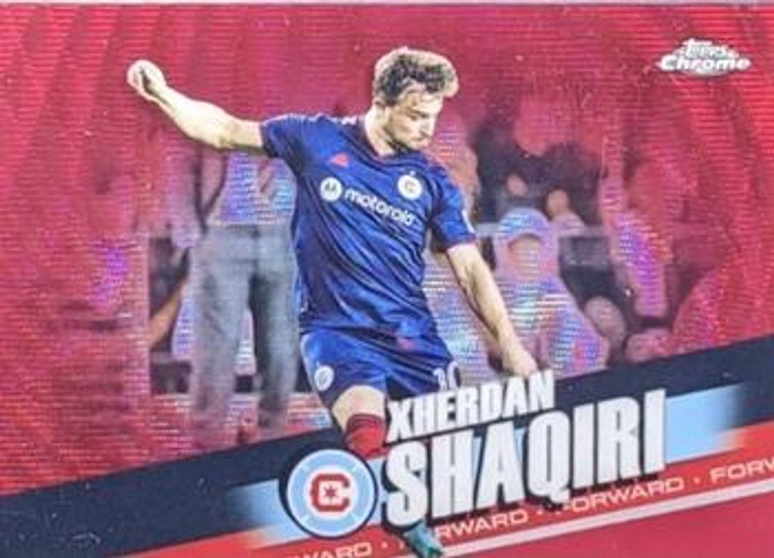 2022 Topps Chrome MLS #23 Red Wave /5