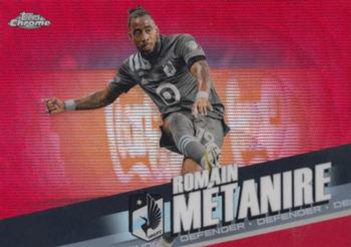 2022 Topps Chrome MLS #42 Red Wave /5