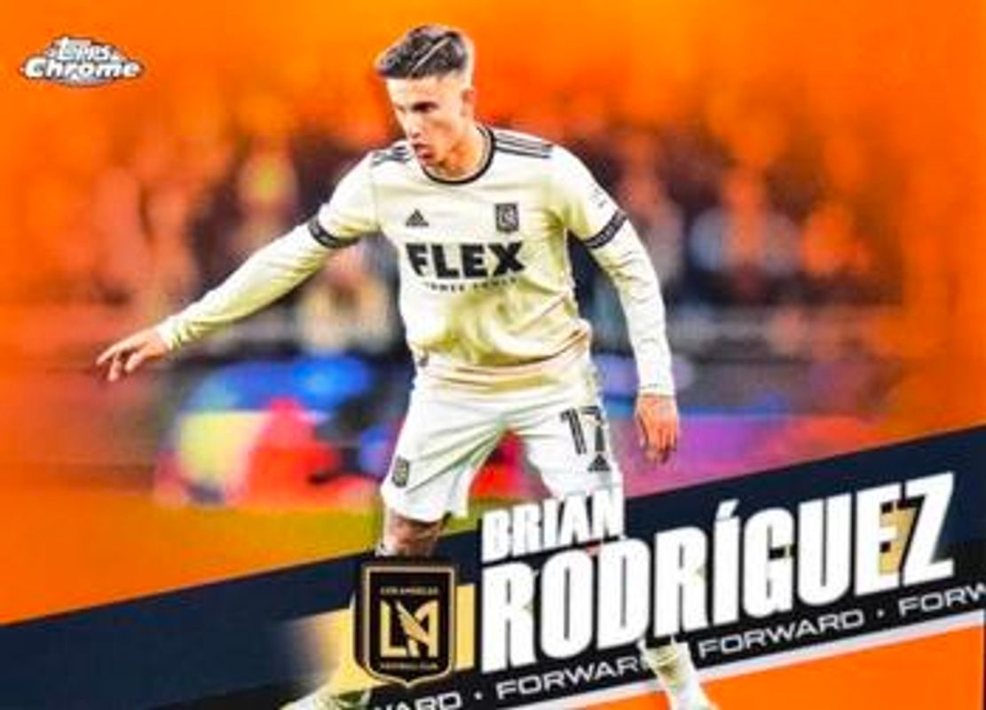 2022 Topps Chrome MLS #156b Orange /25