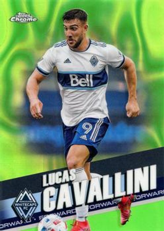 2022 Topps Chrome MLS #119 Neon Green Lava /99