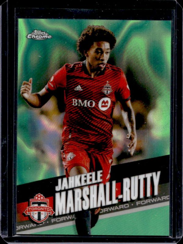 2022 Topps Chrome MLS #20 Neon Green Lava /99