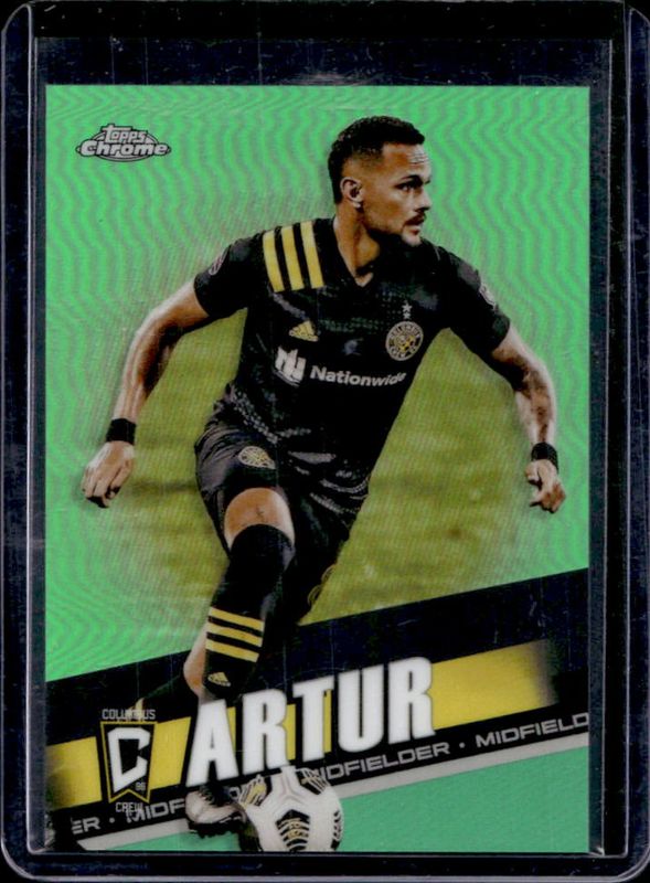 2022 Topps Chrome MLS #31 Neon Green /99